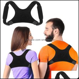 Safety Athletic Outdoor As Sports & Outdoors X-Shape Adjustable Posture Corrector Clavicle Back Shoder Support Brace Straightener Belt For M