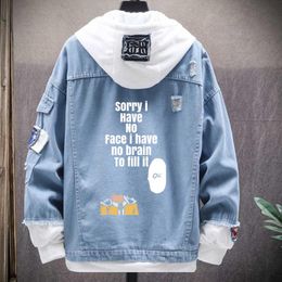 Cкидка Men S Denim Hoodie Jacket 2022 