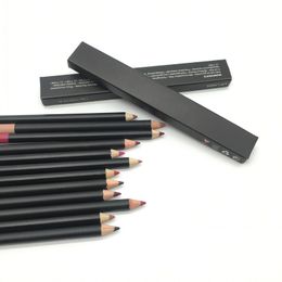Wholesale 12 Colours Waterproof Lipliner Pencil Contour Sexy Matte Lasting Eye Lip Beauty Makeup Cosmetic