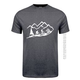 MTB Mountainbike T-Shirt Sommer O Hals Baumwolle coole T-Shirts Geburtstagsgeschenk T-Shirt Tee Unisex Mans 210410