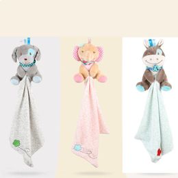 puppy towels NZ - Towel Toddler Kids Security Blanket Infant Appease Play Animal Doll Comforter 0-1 Year Old Baby Soothing Towel-Gray Puppy