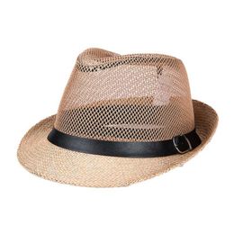 Small Top Hat Linen Straw Weave Simple Casual Style Shade Breathable Outdoor Travel Outing Pography Hats