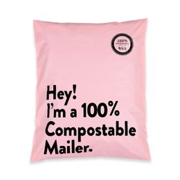 Biodegradable Poly Mailers Nude Matte Custom Mailer Bags Mailing Bags Plastic Bag For Clothing Packing