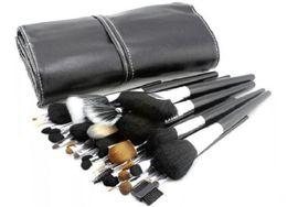 2021 lowest price/ HOT new Professional Makeup Brushes with leather pouch fast ship