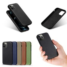 Genuine Imported Leather Luxury Shockproof Back Cases Cover For iPhone 12 Pro Max 12 11 Pro