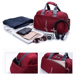 2021 new men's and women's sports gym bag training travel bag yoga mat backpack female sports duffle bag Y0721
