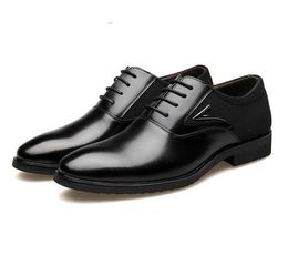 Men Oxford Prints Classic Style Dress Shoes Leather Suede Black Brown Coffee Lace Up Formal Fashion