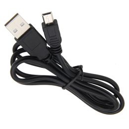 Black 1m USB 2.0 A to Mini 5Pin B V3 Data Cables Fast Charging Wire Cord for MP3 MP4 Player Car DVR GPS Digital Camera