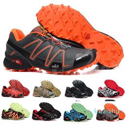 Arrival Mens Zapatillas Speedcross 4 Sneakers Outdoor Waterproof Cross-country Shoes Athletic Shoes Size 39-48 B7326