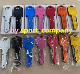 Hottest Self-defense Keychain Knife Mini Folding Knife Outdoor Saber Pocket Fruit Knives Multifunctional Keychain Knives Outdoor Emergency Tool 7 Colors In Stock