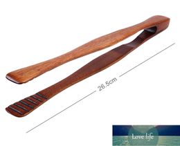 1pc Wooden Food Tongs BBQ Barbecue Bacon Steak Tongs Bread Dessert Pastry Clip Salad Clamp Buffet Kitchen Utensil Cooking Tools Factory price expert