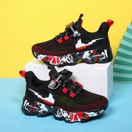 Spring Autumn Kids Sport Shoes For Boys Running Sneakers Casual Girl Tenis Shoes Mesh Fashion Children's Shoes Platform Light G1025