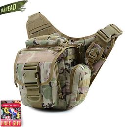 900D Men's Military Tactical Bag Molle Army Sport Shoulder Bag Outdoor Hiking Travel Climbing Bags Durable Camera Crossbody Bag Q0721