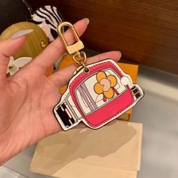 Cute Cable Car Keychain Accessories Fashion PU Key Chain Keychains Buckle for Men Women with Retail Box YSK01 item