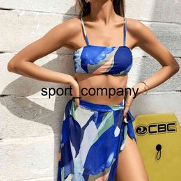 2021 Two Piece Swimsuit for Women Brazilian Bikini Irregular Pattern Swimwear Summer Beachwear Low Waist Bathing Suits