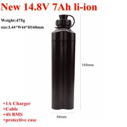 14.8V 12V 7Ah Lithium ion battery 7000mAh li-ion 3.7v battery pack with bms for electric winch fishing reel+1A Charger