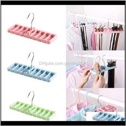 Hangers & Racks Storage Tie Belt Organiser Ties Rack Hanger Holder Hook Closet Organisation Multifunctional Wardrobe Space Saver Oyymh Dp89K