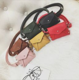 Children's Bag Mini Square Bag Rivet Fashion Pouch Kids Girl Cute Waist Packs Korean Shoulder Messenger bag