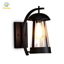 Vintage Waterproof Industrial Outdoor Wall Lamps Retro Loft Sconce Lighting For Hotel Hallway Porch Bar Decoration Lamp