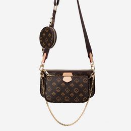 Известный бренд дизайнер 3-в-1 сумка на плечо женщина винтажная печать кошелек и ручные сумки для женщин роскошный поперек сумочка женщина 210907