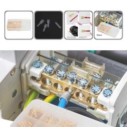 Car 180Pcs Multiple Different Specifications Wire Terminals Long Lasting Wire Crimps Stable for Various Equipment Switches