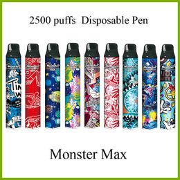 -Mostro max 2500 puffs Penna elettronica sigaretta elettronica con design moda e kit di pod di grande capacità