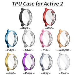 For Samsung Galaxy Watch Active 2 Case Electroplated All-Inclusive Anti Fall Protective Cover Active2