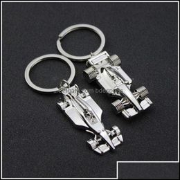 Party Favour Event & Supplies Festive Home Garden F1 Keychain Racing Activity Gift Personality Pendant Key Buckle Car Chain Mens Jewellery Keyr