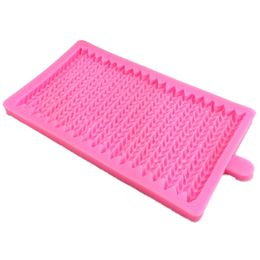 Wool Knitting Knitting Cake Flanging Sugar Rim Silicone Mould Chocolate Baking Decorative Mould Cakes Tools Type