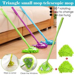 Kitchen mop Mop for wash floor cleaning 180 Degree Rotatable Adjustable Cleaning Room Kitchens Floor 210805