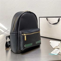 Designer- Fashion Backpack Women Backpacks School Bag Handbag Letter Print Leather White and Black Color