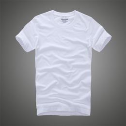 Men Tshirt 100% Cotton Solid Colour O-Neck Short Sleeve T shirt Male High Quality 210629