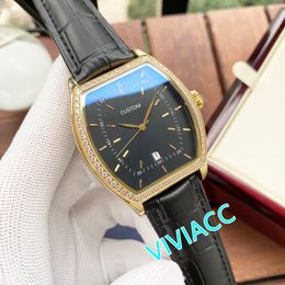 Fashion Brand Automatic Mechanical calendar Wristwatch Male Geometric Business Men Number clock 42mm