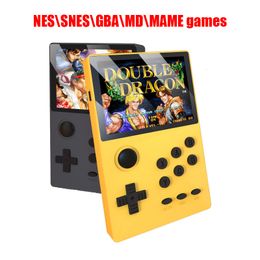Mini Nostalgic host Handheld Arcade Video Console Support GBA\MD\NES\SNES\MAME Game Download With 4G TF Card 1500 Retro Games TV Out