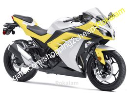 For Kawasaki Ninja ZX300 EX300 EX 300R 2013-2016 Moto Bodywork Aftermarket Kit Fairing Yellow White Black 13 14 15 16 (Injection molding)