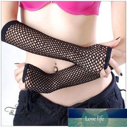 Popular Neon Fishnet Fingerless Long Gloves Leg Arm Cuff Goth Punk masque (Color: Black) Factory price expert design Quality Latest Style Original Status