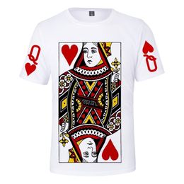 Hot Poker 3D T-shirt Men/women Summer Fashion Funny T Shirts Cool Casual Harajuku 3D Print Poker Men's t shirt Top 210409