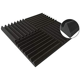 Mattor 24pcs 300x300x25mm Studio Akustisk Skum Sound Proofing Protective Svamp Ljudisolerad Absorption Behandlingspanel