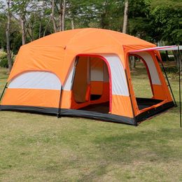 Shade 5-8 People 150D Oxford PU1500 UV Protection Rainproof Multi-Functional Portable Shelter Camping Tent Outdoor Picnic Party