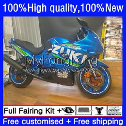 Fairings For SUZUKI KATANA GSXF 600 750 CC GSX600F GSXF750 GSXF-600 17No.0 600CC 750CC GSX750F 98 99 00 01 02 GSXF-750 GSXF600 1998 1999 2000 2001 2002 Body Factory Blue