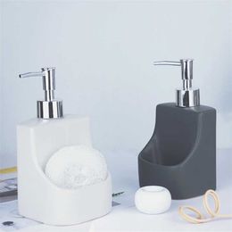 YEAR Ceramic Liquid Soap Dispensers Emulsion Bottles Latex Bottles Bathroom Accessories Set Wedding Gift 211130