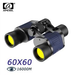 Telescope Binoculars APEXEL High Clarity Tescope 60X60 Binoculars 10000M High Power For Outdoor Hunting Optical Night Vision Binocular Fixed Zoom HKD230627