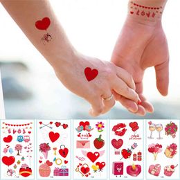 Hand/Wrist Romantic Love Heart Temporary Tatoo Body Art Sticker Skin MakeUp Waterproof Tattoo Little Gift For Lover