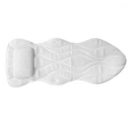 Bath Mats 3D Non-Slip Full Body Bathtub Mat Pillow Luxury Cushion Support Your Head Neck Rest