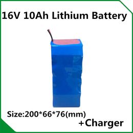 16V 10Ah 32650 lifepo4 battery pack with BMS for external camera flash UPS wireless drill electric Toys CCTV camera+Charger