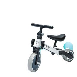 Infant Shining Children's Tricycle 3-in-1 Children's Scooter Balance Bike 1-6 Years Ride on Car 3 Wheels Non-inflatable