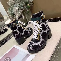 2021 winter laureate women's high top boots leather black heart cloud platform desert fashion design 35-42