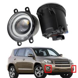 for Toyota RAV4 2006-2012 2016-2018 fog light headlight high quality pair Styling Angel Eye LED Lens Lamp