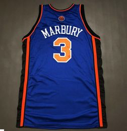 rare Basketball Jersey Men Youth women Vintage retro Stephon Marbury High School Size S-5XL custom any name or number