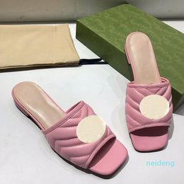 2021 summer Luxury Designer slipper womens sandal printing Cotton Fabric cloth Sequins shoe outdoor Lawn women shoes beach Large size 35-42